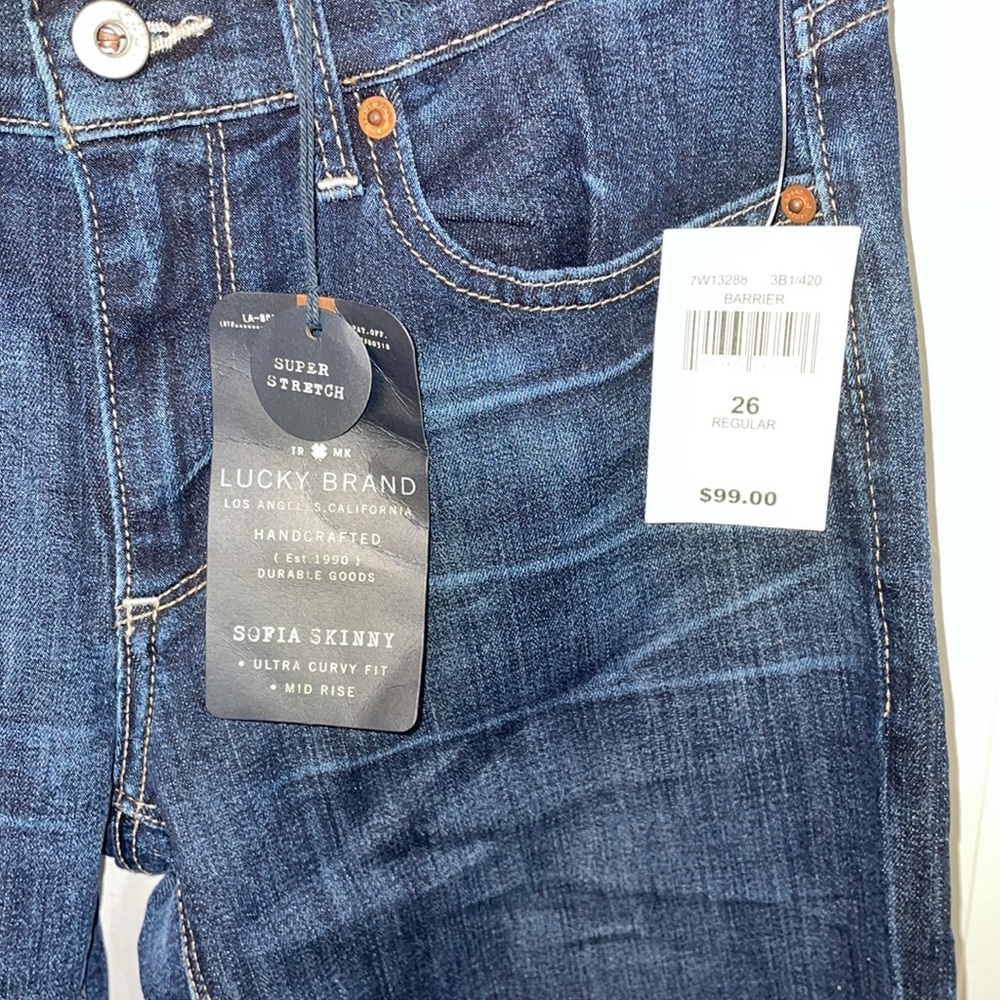 NWT Lucky Brand Jeans SOFIA SKINNY - Picture 2 of 6